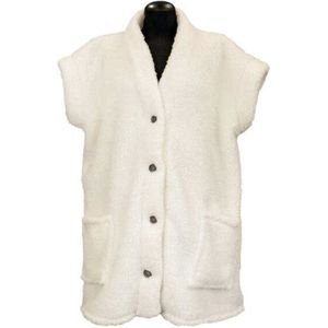 Unique Living bodywarmer mae dove white -70x87cm