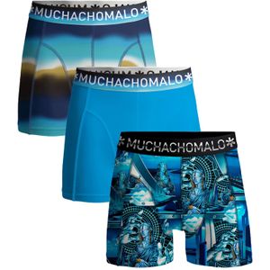 Muchachomalo Heren 3-pack boxershorts robotlisa