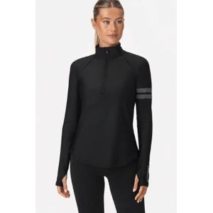 Stronger - Pace Half Zip - Sweater - Zwart - NOOS Collectie