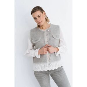 Maicazz - Plower - Vest - Grey Melange