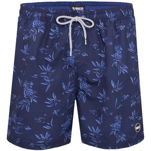 Happy Shorts Zwemshort heren met hawaii & ananas print