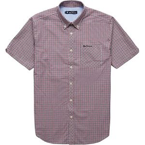 Ben Sherman - Classic Fit - Geruit Overhemd - Rood - Oxford Katoen