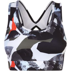 Dare2b - Swift Abstract - Sportbeha - Multicolor - 82% Gerecycleerd Polyester, Vochttransport