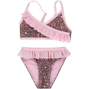 Koko Noko Meisjes bikini panterprint camel