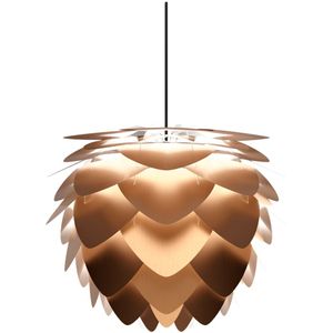 Umage Aluvia mini hanglamp brushed bronze met koordset zwart Ø 40 cm