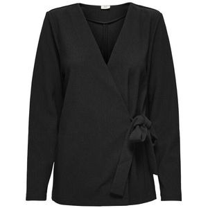 Jacqueline de Yong - Jdyvilma Wrap Top - Blouse - Zwart