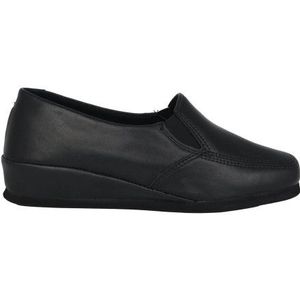 Rohde Odda - Dames Slof - Zwart - Leren Voering