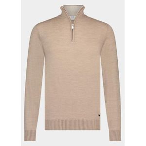 Born with Appetite Half zip lux pull halfzip merino 00005lu15/2500 sand