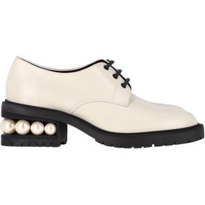 Nicholas Kirkwood Casati Derbys in Witte Leer