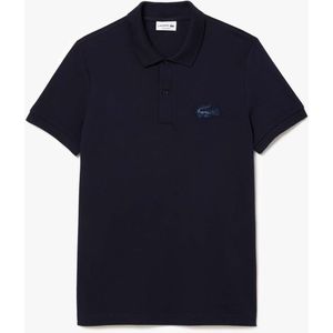 Lacoste - Regular Fit - Poloshirt - Blauw - Krokodil Badge