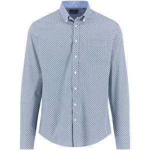 Fynch Hatton - 15085480 - Overhemd - Lange Mouwen - Casual Fit - Stempelprint - Premium Katoen