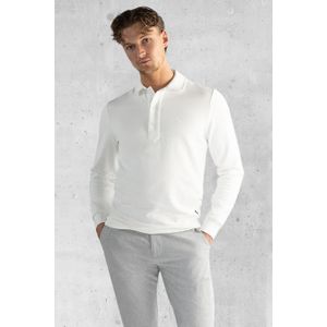 Koll3kt Laggio slub katoen polo sweater -