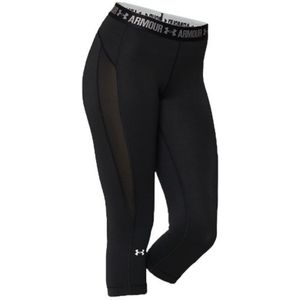 Under Armour - Heatgear - Capri Legging - Zwart - Dames