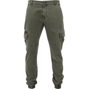 Urban Classics Heren twill gewassen cargo broek