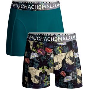 Muchachomalo Heren 2-pack boxershorts baretta blue hawai