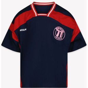 Msgm - MS003 - T-shirt - Rosa - Katoen - Mouwloos