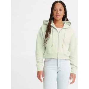 Levi's - Zip Up Hoodie - Groen - Dames