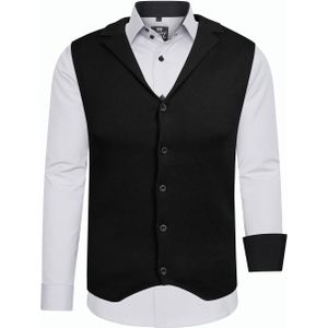 Shirt met vest set van 2