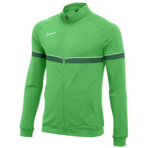 Nike - Academy 21 - Dri-FIT Sweatshirt - Zwart - Vochtafvoerend, Hoge Kraag, 2 Ritszakken