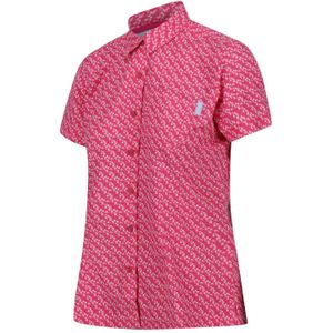 Regatta - Mindano VII - Dames T-shirt - Korte Mouwen - 90% Polyester 10% Viscose