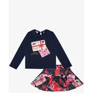 ADee - Meisjes Set - 2-delig - Longsleeve met Rok