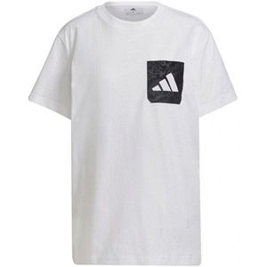 Adidas - Camo T-shirt - Dames - 100% Katoen - Korte Mouwen