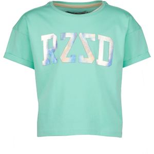 Raizzed Meiden t-shirt oversized crop charlotte hint of mint