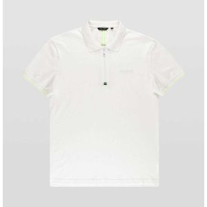 Antony Morato Polo 21 rubber print cream