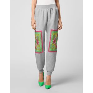 Philipp Plein - Joggingbroek - Grijs - New Baroque - Katoenfleece