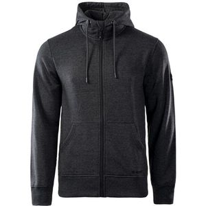 Hi-Tec - Silian - Hoodie - Zwart - 78% Polyester, 22% Katoen, Microfleece Voering, Volledige Ritssluiting
