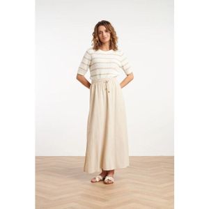 Smashed Lemon - 25435 - Maxi Rok - Lichtblauw - Linnen