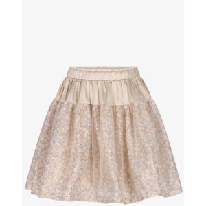 Le Chic - Meisjes Rok - Trust Sequined Panel - Goud - Met Tulelaag