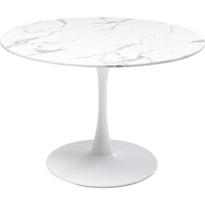 Kare Design Kare eettafel veneto marble white