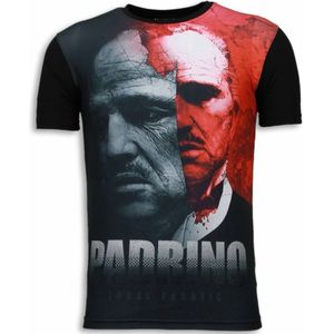 Local Fanatic El padrino digital rhinestone t-shirt