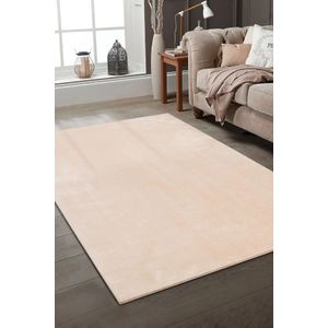 Muratap Samba soft fluffy vloerkleed laagpolig beige- 240x340 cm