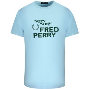 Fred Perry - M2667 453 - T-shirt - Blauw