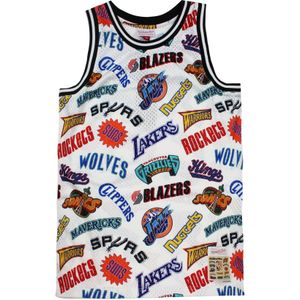 Mitchell & Ness - All Over Eastern Swingman - Tanktop - Wit