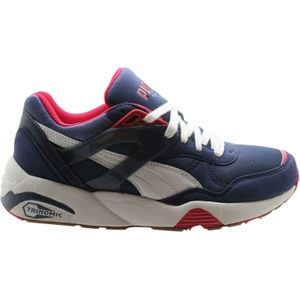 Puma R698 Basic - Damestrainers - Navy Blauw Wit - 358068 02