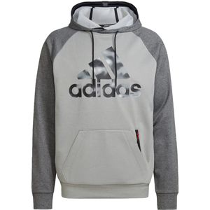 Adidas Aeroready game and go camo logo hoodie