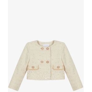 Patachou - Vesten - Ecru - Gouden Details