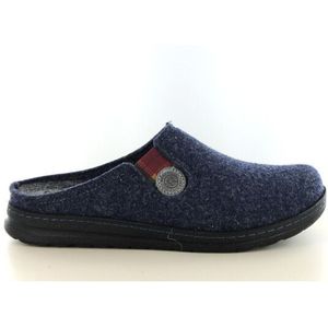 Rohde - Asiago - Pantoffels - Ocean - Softfilz - Rubberen Zool