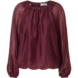 Blouse - Half Doorschijnend - Lange Mouwen