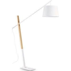 Ideal Lux eminent vloerlamp hout e27 -