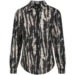 Elvira Collections - Blouse Loes - Bruin Dessin - Lange Mouwen