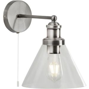 Bussandri Exclusive Landelijke wandlamp - metaal landelijk e27 l: 19cm voor binnen woonkamer eetkamer -