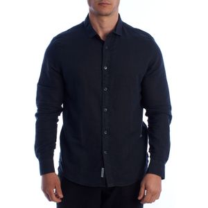 Heren Lange Mouwen Linnen Shirt HS24MCA01