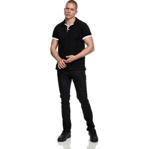 Rusty Neal - Contrast Polo Piqué Shirt - Normale Pasvorm - Katoen