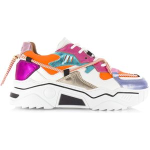 DWRS Label Jupiter orange / multi lage sneakers dames