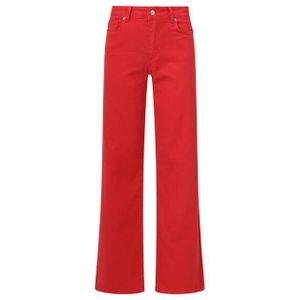 Smashed Lemon - Wide Leg Jeans - Donkerblauwe Denim - Hoge Taille