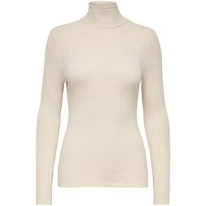 Only onlkarol l/s rollneck pullover knt 15165075 pumice